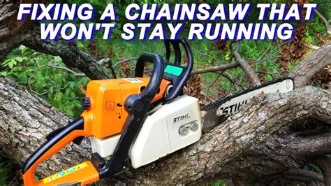 Keep reading for additional items that will prevent your <b>Stihl</b> <b>chainsaw</b> from starting. . Stihl chainsaw won t stay running